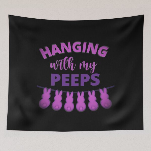 Item preview, ROYAL PURPLE, GOLD, CHOCOLATE BROWN/HANGING WITH MY PEEPS designed and sold by wildwhimsical.