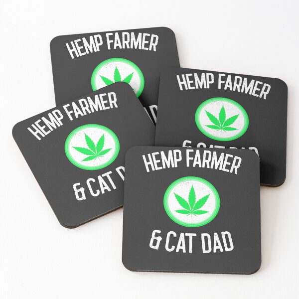 Item preview, Hemp Farmer & Cat Dad Weed Gift designed and sold by EricJP.