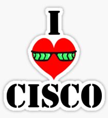 I Heart Cisco Sticker