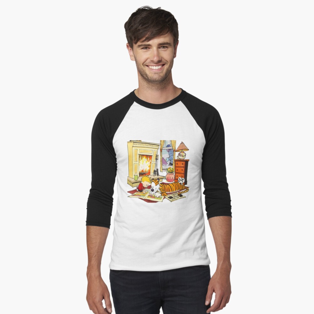 Vista previa del artículo con la obra «Camiseta ¾ estilo béisbol», diseñado y vendido por Asafasyifa.