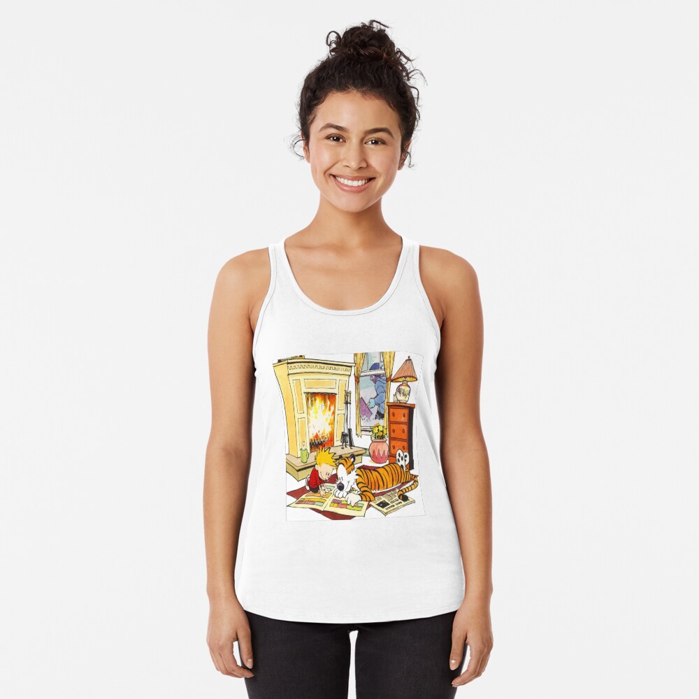 Vista previa del artículo con la obra «Camiseta con espalda nadadora», diseñado y vendido por Asafasyifa.