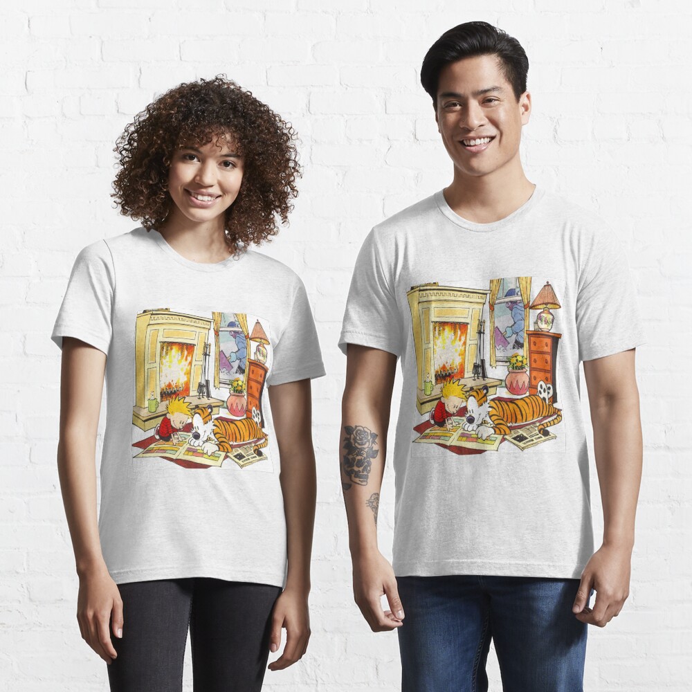 Vista previa del artículo con la obra «Camiseta esencial», diseñado y vendido por Asafasyifa.