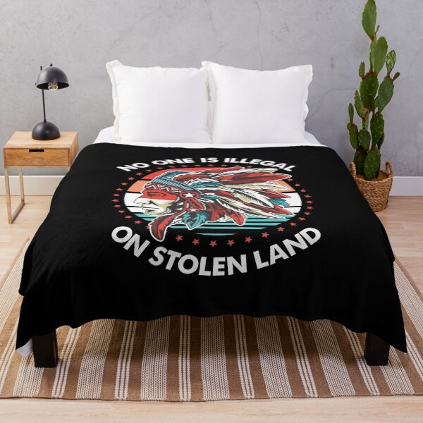 Item preview, No One Is Illegal On Stolen Land designed and sold by roccstarr.
