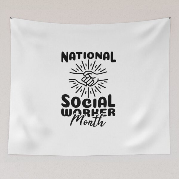 Item preview, National Social Worker Month  designed and sold by LuraLynda.