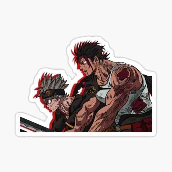 Asta & Yami Black Bulls Sticker