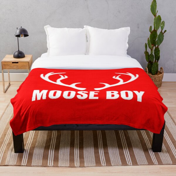 Artikelvorschau, MOOSE BOY WEISS / ROT / GRAU / ORANGE entworfen und verkauft von PLANTONE.