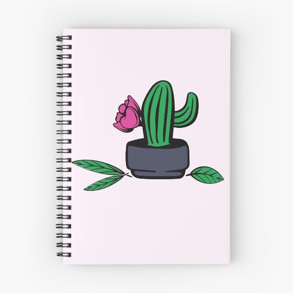Item preview, Cactus with pink flower designed and sold by catnbloom.