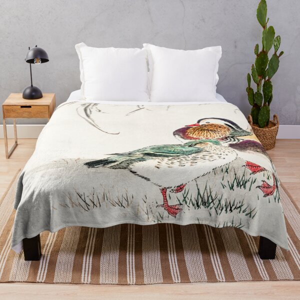 Item preview, mandarin duck and pearl barley illustration 43380620981 designed and sold by Bird-Lore.