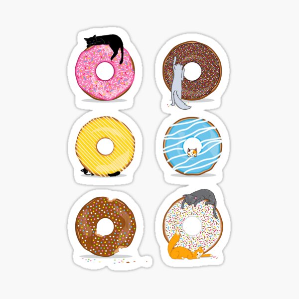Item preview, Cats and Doughnuts designed and sold by istaria.