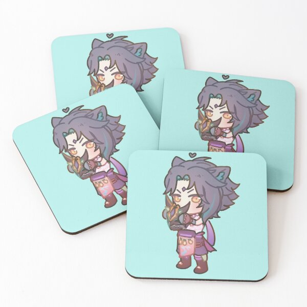 Item preview, Xiao Genshin Impact Catboy Chibi designed and sold by Chacken.