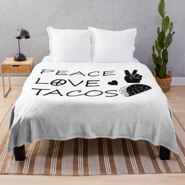Item preview, Peace Love Tacos Funny Gift designed and sold by CoolCreative.
