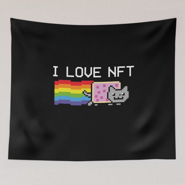 Item preview, I LOVE NFT designed and sold by Craftaholic.