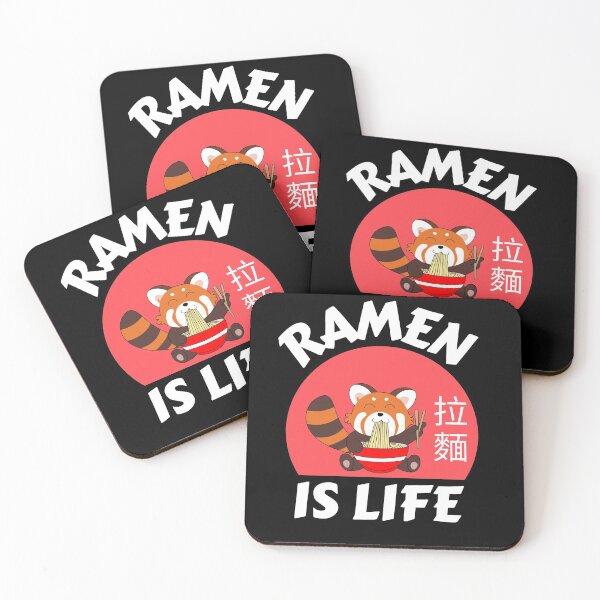 Item preview, panda rojo, el ramen es vida designed and sold by GabyVGalindo.