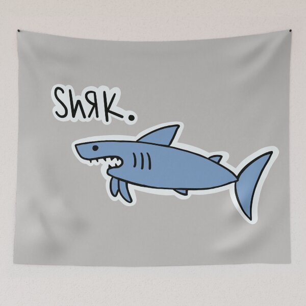 Item preview, Goofy Shark  designed and sold by QuirkyDooodles.