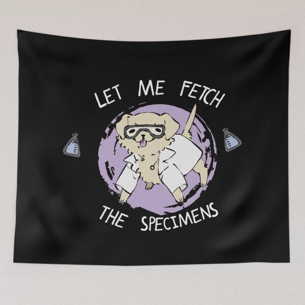 Item preview, Funny Lab Tech -- Black Version designed and sold by Alice Cheng.