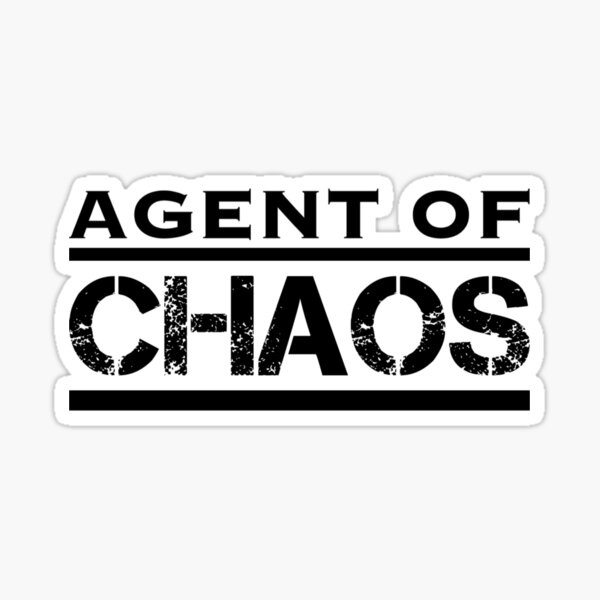 Agent Of Chaos Sticker For Sale By Dotoreaon Redbubble