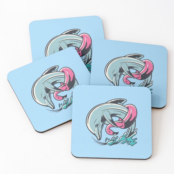 Item preview, Happy dolphin swim ring designed and sold by DerSenat.
