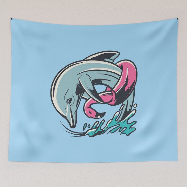 Item preview, Happy dolphin swim ring designed and sold by DerSenat.