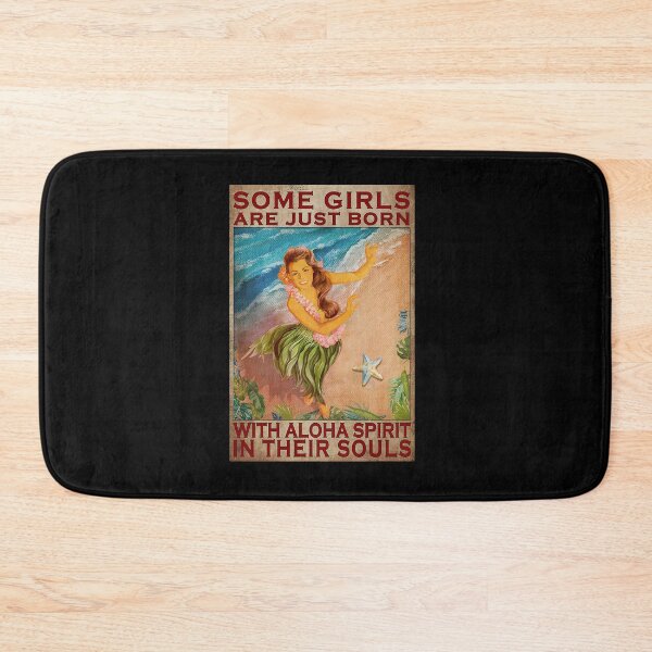 Item preview, Some girls are just born with aloha spirit in their souls designed and sold by Cisnerosf97.