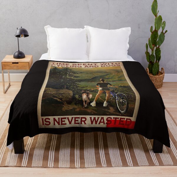 Item preview, Time spent with cycling and dogs is never wasted designed and sold by reenea84.
