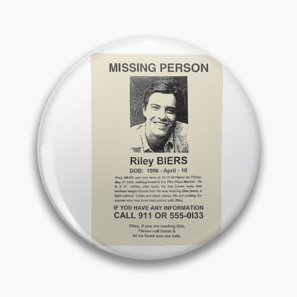 Item preview, Riley Biers missing flyer designed and sold by ninafromtwitter.