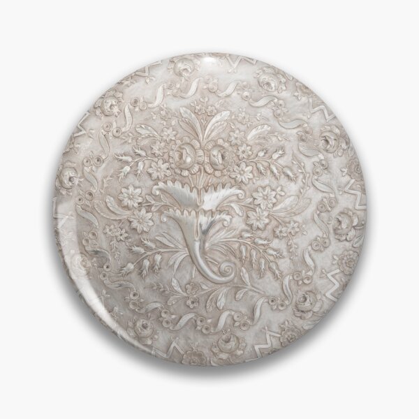 Item preview, Silver Flower Mirror designed and sold by KnightandMoon.
