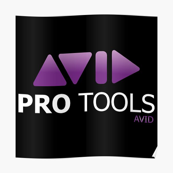 Elegant Pro Tools Logo Poster For Sale By Nomabilo Redbubble