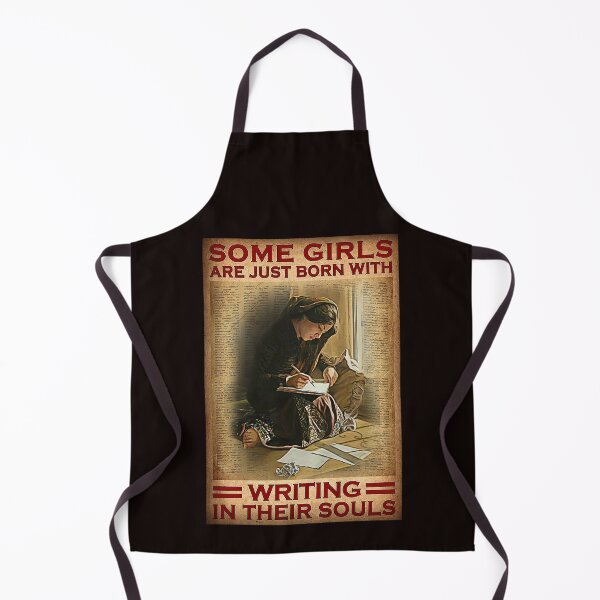 Item preview, Some girls are just born with writing in their souls designed and sold by Cisnerosf97.