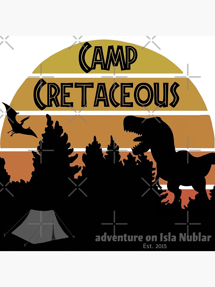 Disover Camp Cretaceous Premium Matte Vertical Poster