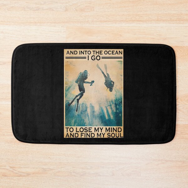 Item preview, Scuba Divers And into the ocean i go to lose my mind and find my soul designed and sold by Cooper73.