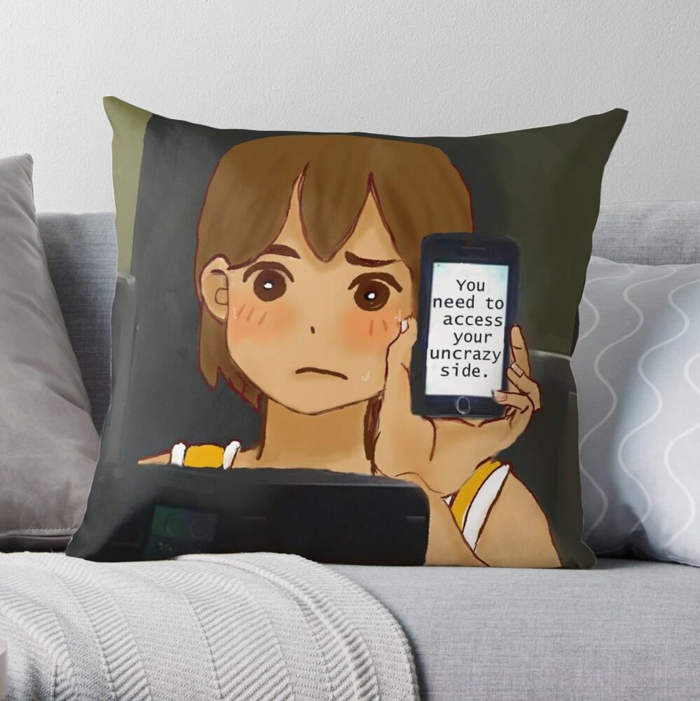 Cute Sunny Omori plush sticker Throw Pillow for Sale by