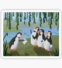 Singing Practice - Penguins Mary Poppins Sticker