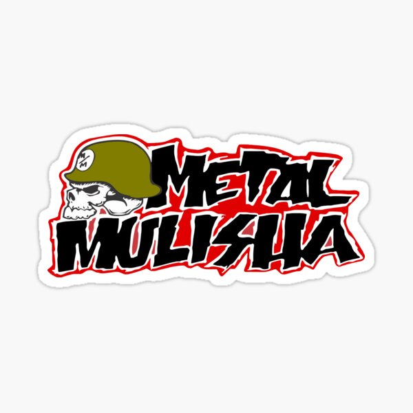 Grand Autocollant sticker Metal Mulisha Casque Vert Rouge 265 x 170 mm #m30