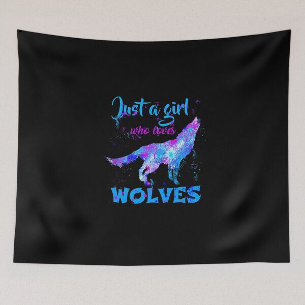 Item preview, ust a girl who loves wolves designed and sold by BugattiDivo58.