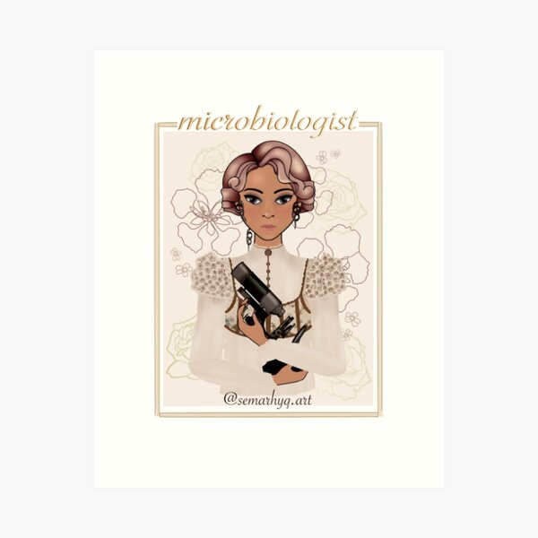 Microbiologist (Science Romance) Art Print