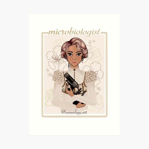 Microbiologist (Science Romance) Art Print