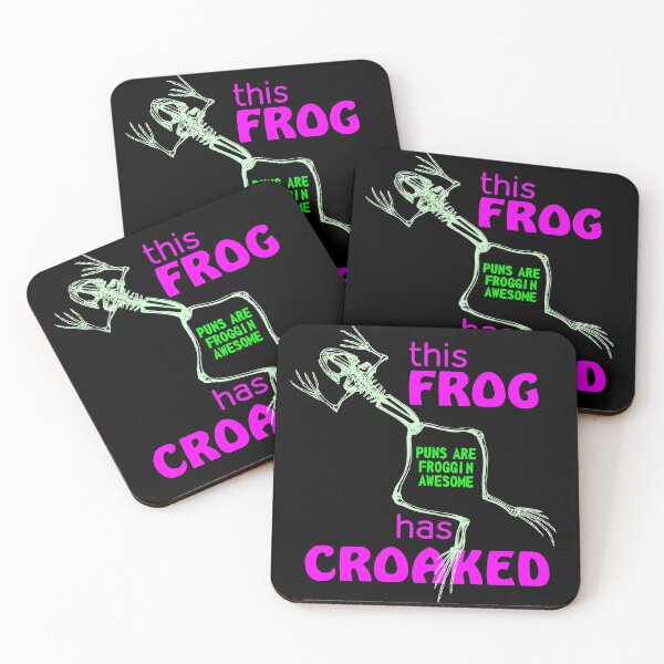 Item preview, This Frog has Croaked, Puns are Froggin Awesome designed and sold by sandpiperstudio.