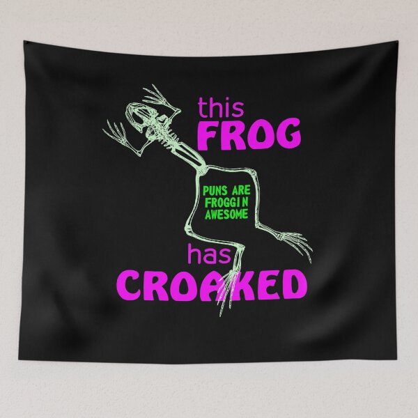 Item preview, This Frog has Croaked, Puns are Froggin Awesome designed and sold by sandpiperstudio.