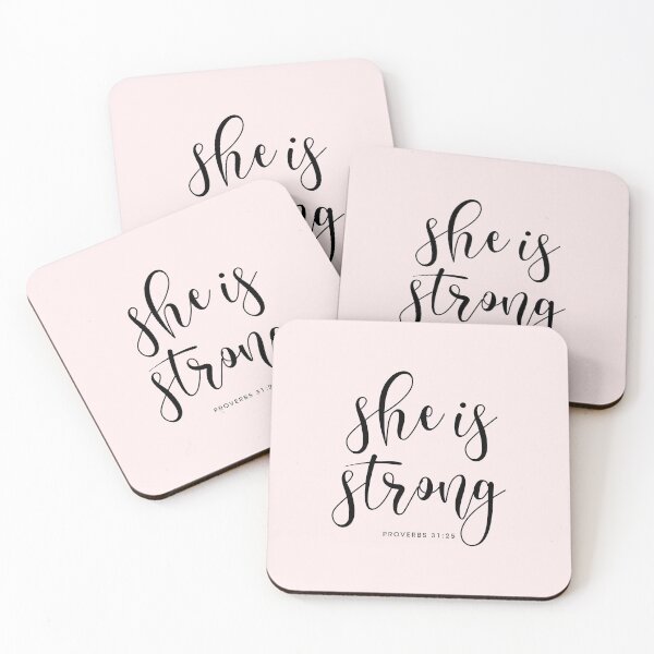 Item preview, She is strong Proverbs 31:25 designed and sold by corbrand.