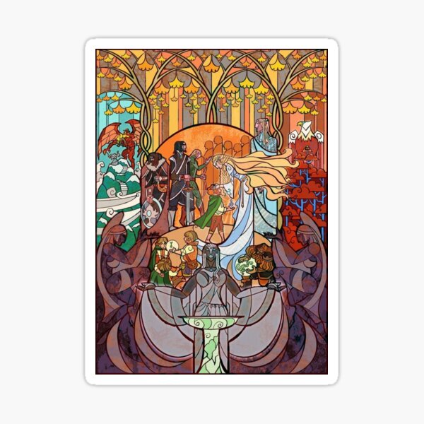 Justice And Balance Of Life Sticker
