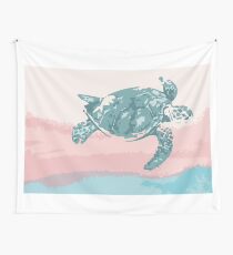 Pastel Turtle Wall Tapestry