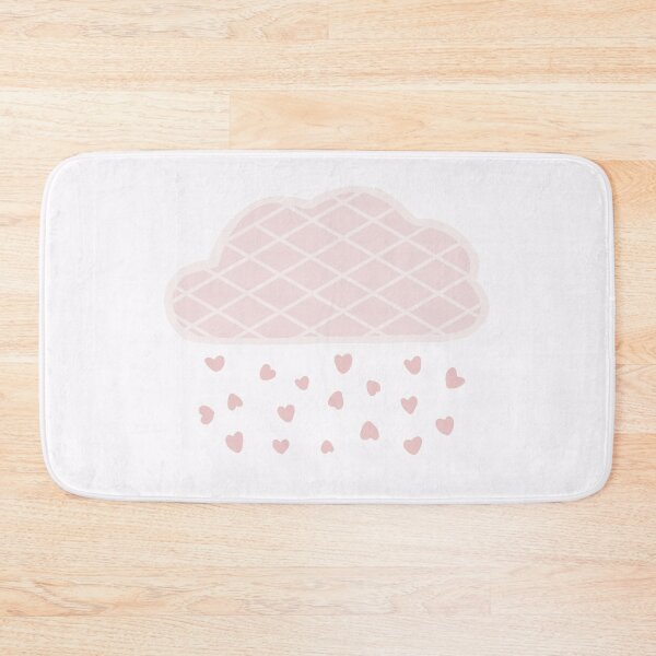 Item preview, Pink heart raining cloud/ lighter Version/ stripes designed and sold by muffinstandd.
