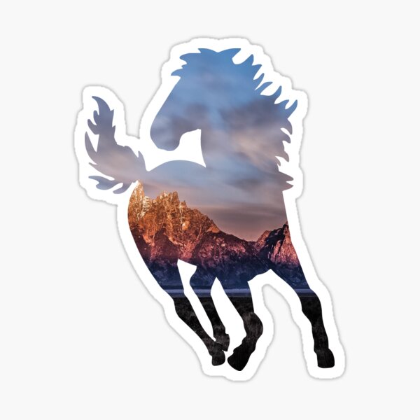 Wild Horse Stickers Redbubble - wild savannah realism roblox