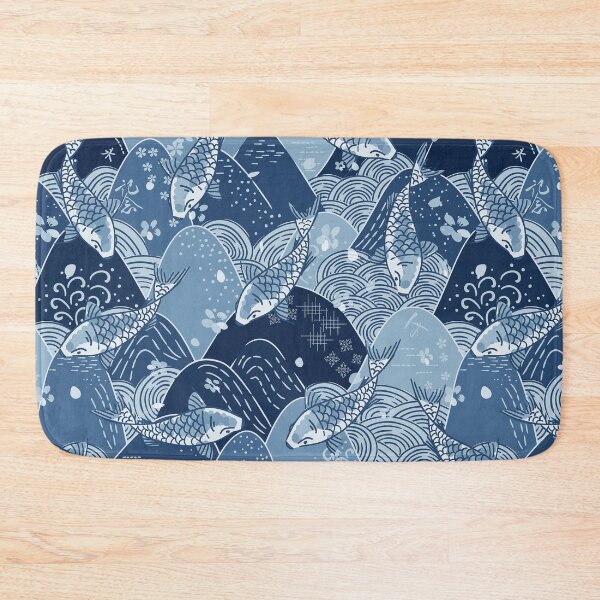Item preview, Japanese koi mountain pattern designed and sold by LittleNippon.