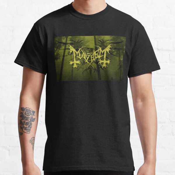 mayhem deathcrush euronymous dead varg graphic t-shirt Classic T