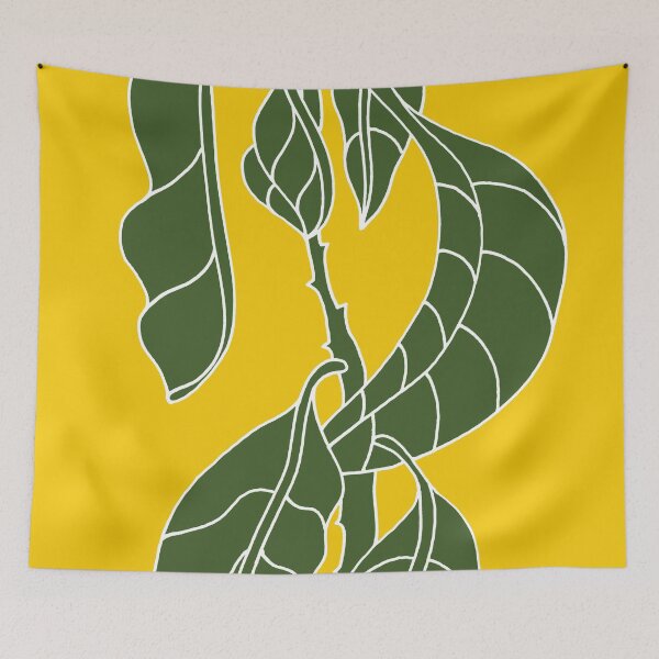 Item preview, "Patterns of Nature" Olive Avocado on Yellow Board designed and sold by Istvan Ocztos.