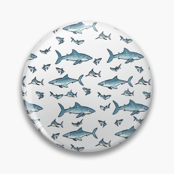 Aperçu de l'œuvre Requins heureux créée et vendue par PuddingPickles.