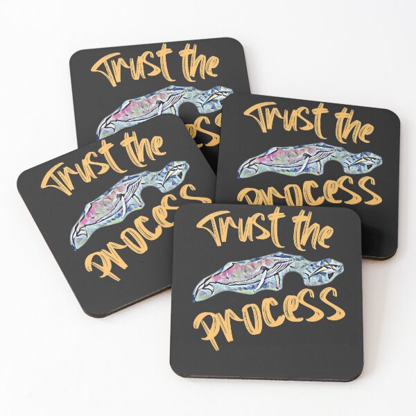 Item preview, Trust in the Process (whale and fish) designed and sold by HamiltonmagicTs.
