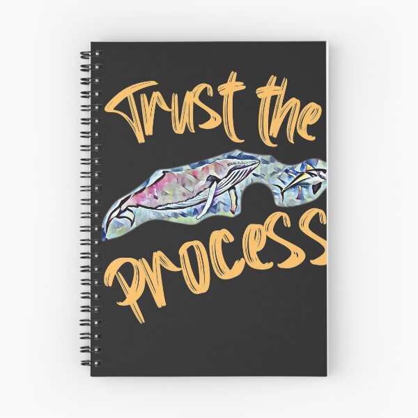 Item preview, Trust in the Process (whale and fish) designed and sold by HamiltonmagicTs.