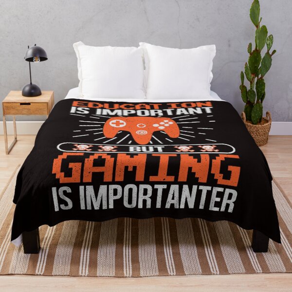Item preview, EDUCATION IS IMPORTANT BUT GAMING IS IMPORTANTER designed and sold by teemaker24.